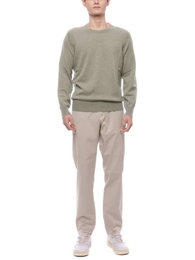 Garment-Dyed Leisure Fit Straight Pants Beige - BRUNELLO CUCINELLI - BALAAN 4