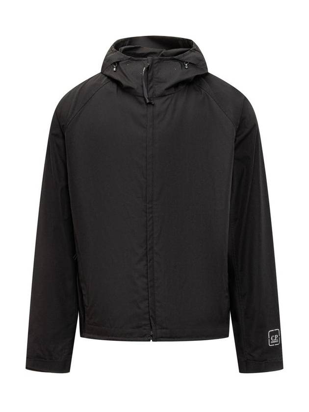 Metropolis Series HyST Hooded Jacket Black - CP COMPANY - BALAAN 1