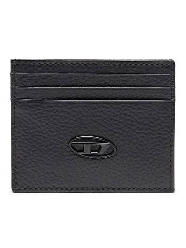 Johnny D Logo Card Wallet Black - DIESEL - BALAAN 2