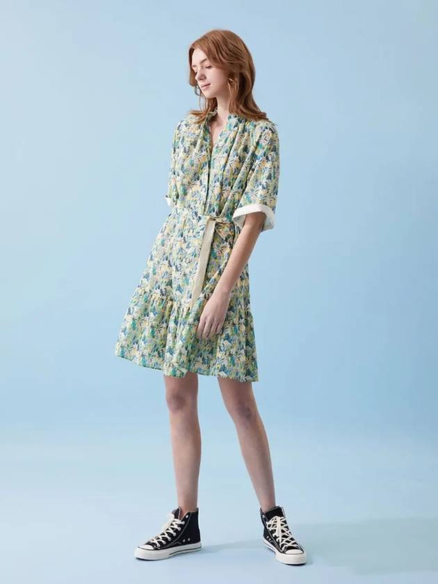 Printed mini volume dress 018 - VOYONN - BALAAN 7