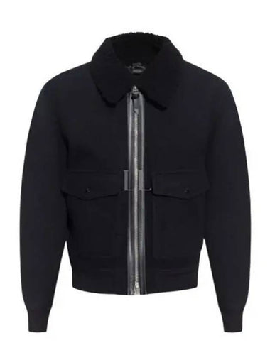 OBH002 FMW011F23 LB999 Shearling Bomber Jacket - TOM FORD - BALAAN 1