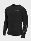 Pro Dri-Fit Swoosh Long Sleeve T-Shirt Black - NIKE - BALAAN 3