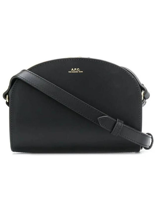 Demi Lune Mini Half Moon Cross Bag Black - A.P.C. - BALAAN 2