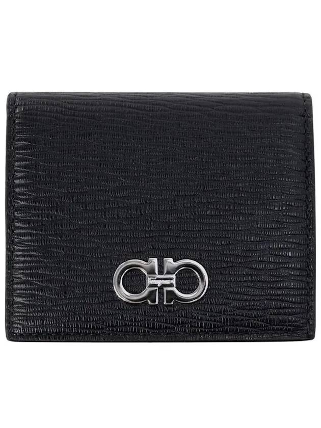 Gancini Logo Coin Wallet Black - SALVATORE FERRAGAMO - BALAAN 2