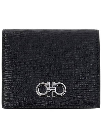 Gancini Logo Coin Wallet Black - SALVATORE FERRAGAMO - BALAAN 2