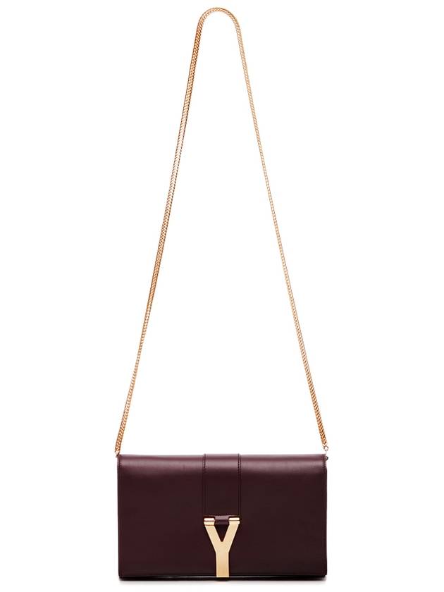 Y Clutch Chain Bag 348117 BJ50J 6475 Burgundy - SAINT LAURENT - BALAAN 4