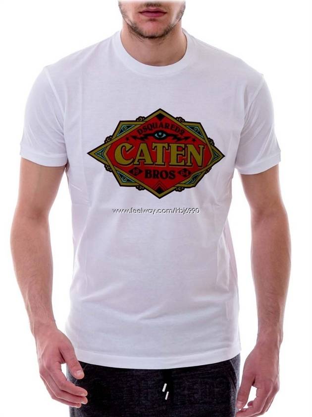 Men's CATEN Short Sleeve TShirt S74GD0032 - DSQUARED2 - BALAAN 1