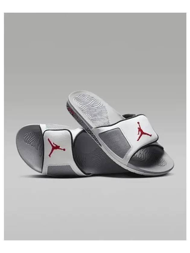 Jordan Hydro III Men s Slide Summit White Cement Gray Black Fire Red 854556 101 698434 - NIKE - BALAAN 1