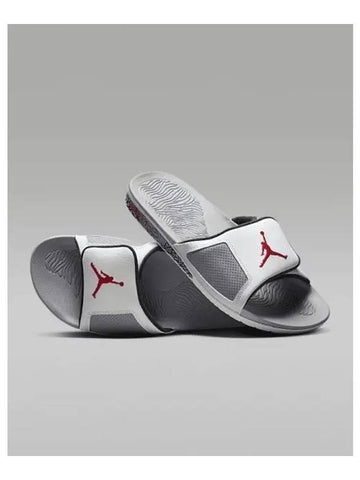 Jordan Hydro III Men s Slide Summit White Cement Gray Black Fire Red 854556 101 698434 - NIKE - BALAAN 1