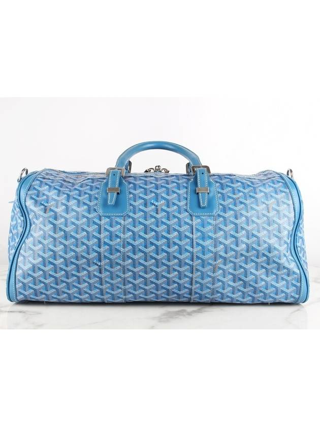 Croisier 50 Boston Bag Blue - GOYARD - BALAAN 3