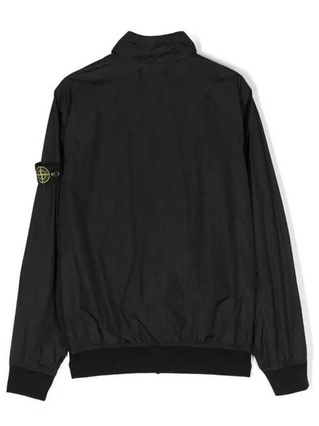 Kids Compass Badge Zip Up Jacket Black - STONE ISLAND - BALAAN 4