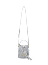 Matelasse Nappa Leather Bucket Bag Cornflower - MIU MIU - BALAAN 1