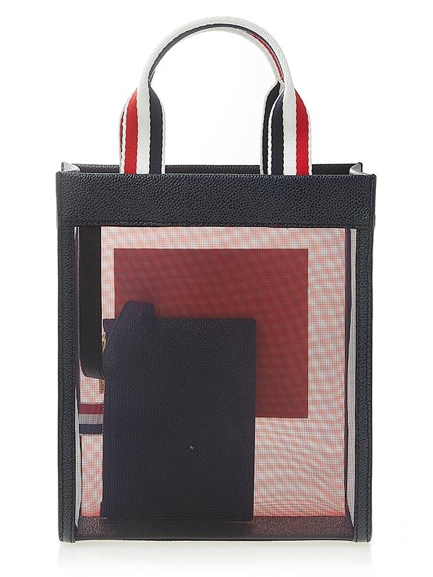 Small Paper Stripe Handle Tote Bag - THOM BROWNE - BALAAN 4