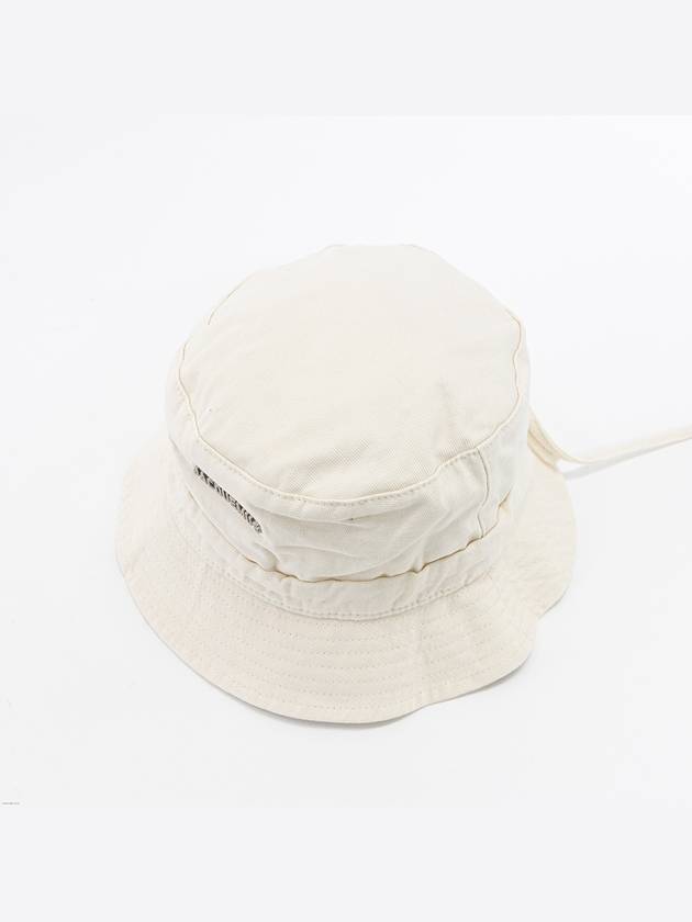 Le bob Gadjo Bucket Hat Offwhite - JACQUEMUS - BALAAN 4