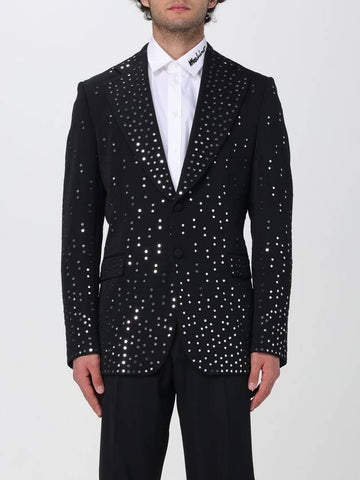 Blazer Moschino Couture in lana con strass - MOSCHINO - BALAAN 1