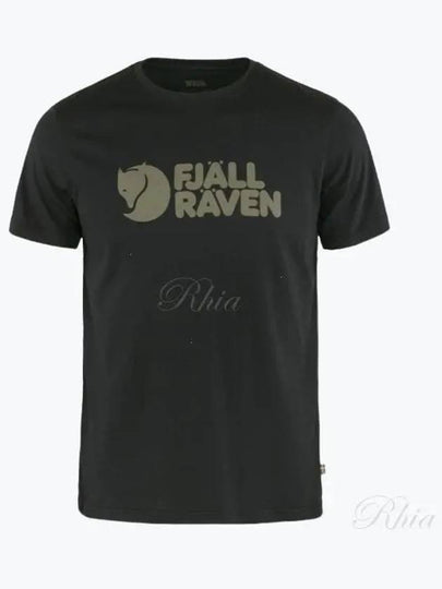 Men's Logo T Shirt Black - FJALL RAVEN - BALAAN 2