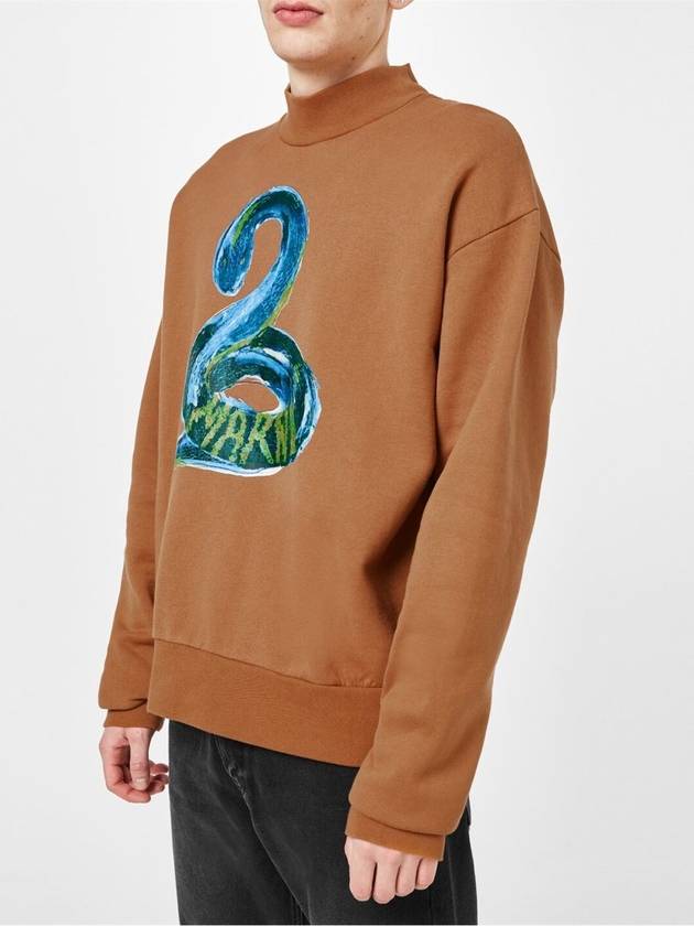 Piton Logo Brushed Organic Sweatshirt - MARNI - BALAAN 4