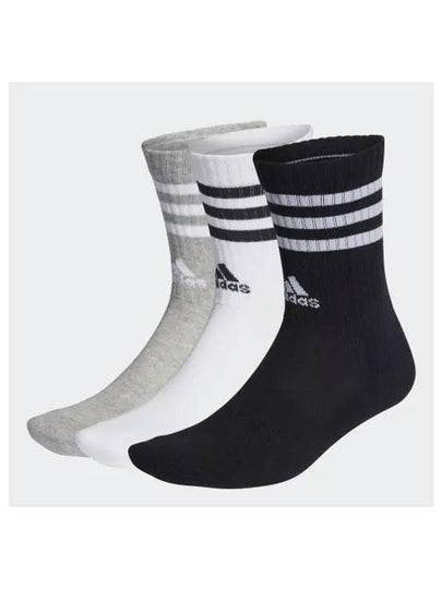 3S Cushion Crew Socks 3 Pairs - ADIDAS - BALAAN 2