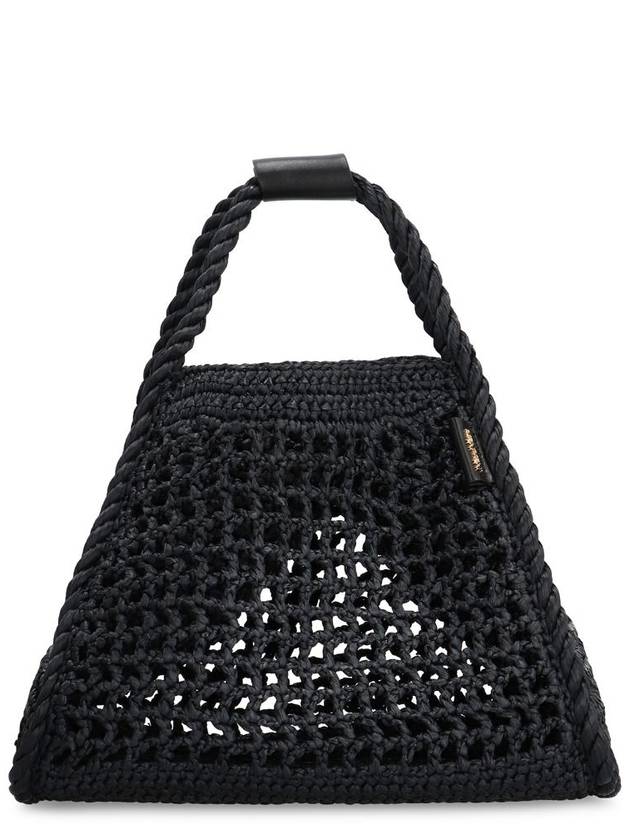 Max Mara Marine Raffia Handbag - MAX MARA - BALAAN 1