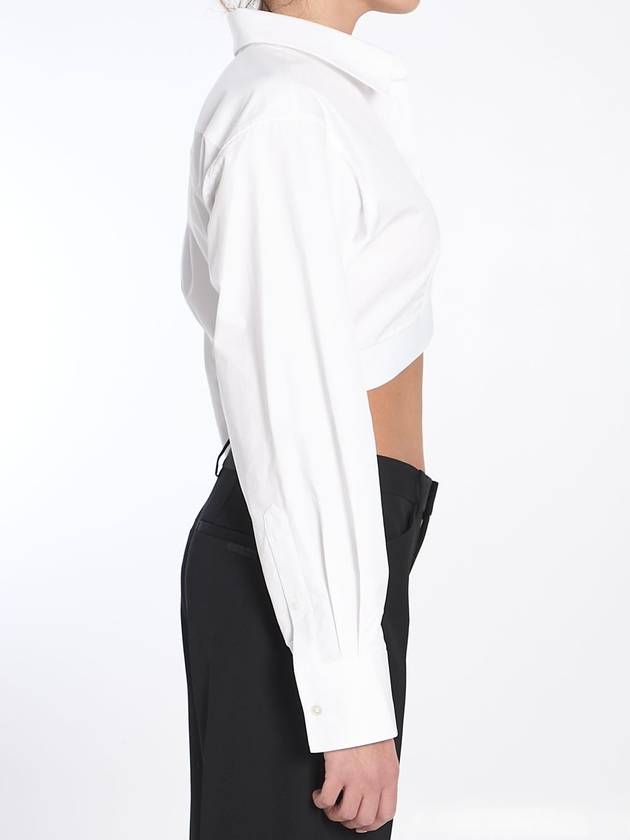 Cropped shirt with elastic band - ALEXANDER WANG - BALAAN 3