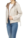 Esportb Hooded Double-Sided Windbreaker Ivory - MAX MARA - BALAAN 8