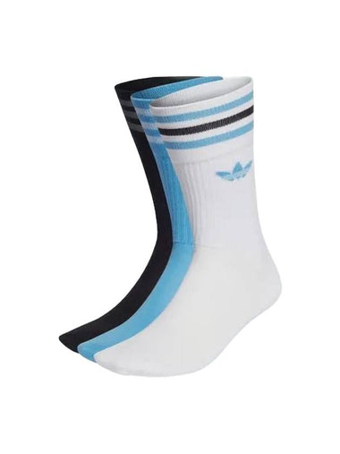 Solid Crew Socks 3 Pack Set - ADIDAS - BALAAN 1