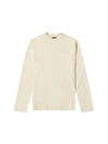 Le Manches Longues Cotton Long Sleeve T-Shirt Beige - JACQUEMUS - BALAAN 2