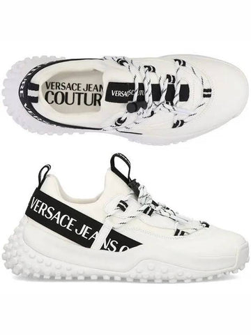 Jean Couture Logo Band 77YA3SN2 ZS918 003 Men s Sneakers 1052604 - VERSACE - BALAAN 1