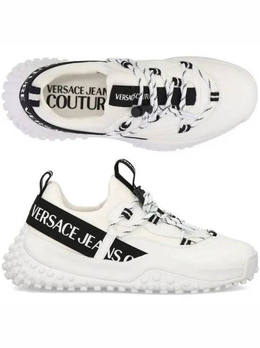 Jean Couture Logo Band 77YA3SN2 ZS918 003 Men s Sneakers 1052610 - VERSACE - BALAAN 1