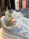 Oversized Runner Low Top Sneakers White - ALEXANDER MCQUEEN - BALAAN 8