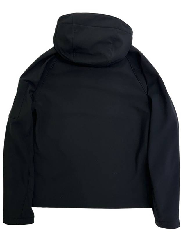 Lens Wappen Hooded Jacket Black - CP COMPANY - BALAAN 5