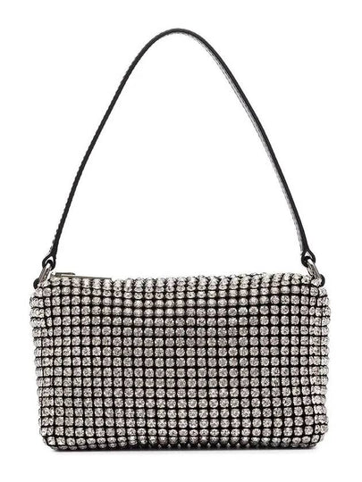 Heiress Crystal Mesh Pouch Bag Black White - ALEXANDER WANG - BALAAN 2