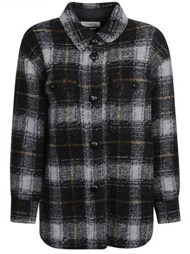 22FW HARVELI Check Shirt Jacket MA0998 22A012E 02AN Other 270963 - ISABEL MARANT - BALAAN 1