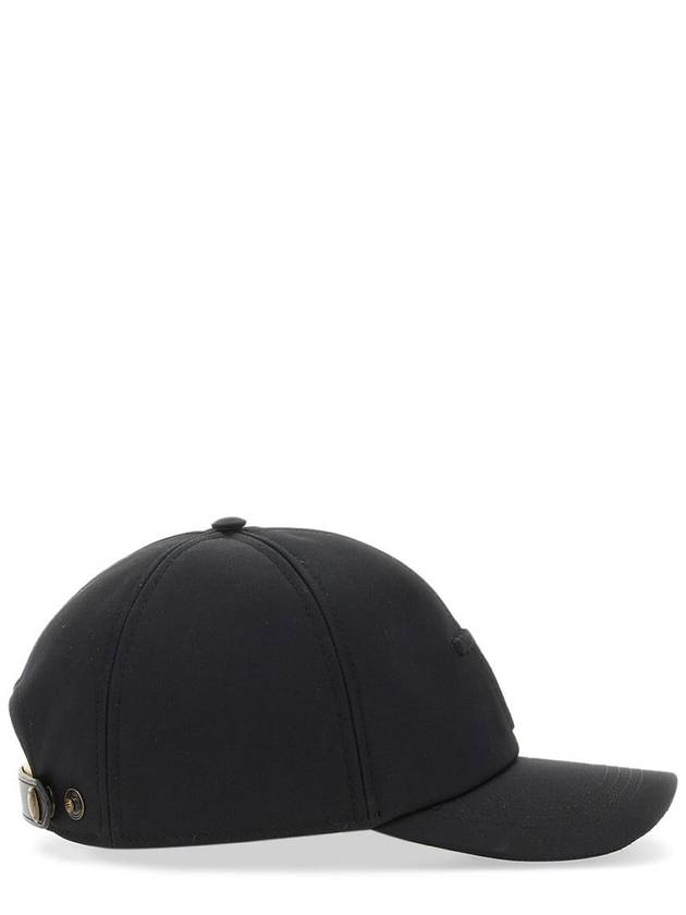 Embroidered Logo Ball Cap Black - TOM FORD - BALAAN 4