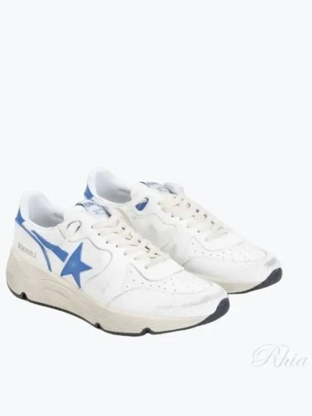 Running Sole Low Top Sneakers White Blue - GOLDEN GOOSE - BALAAN 2