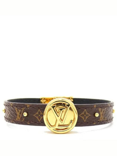 M6173F LV Circle Monogram Canvas Reversible Bracelet - LOUIS VUITTON - BALAAN 2