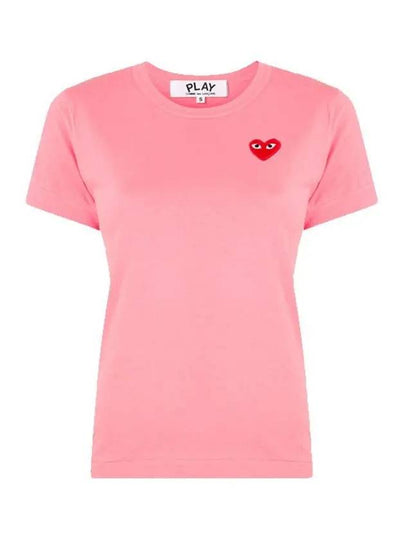 Red Heart Waffen Short Sleeve T Shirt AZ T271 051 3 - COMME DES GARCONS - BALAAN 2