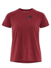 Fafne SS Tee Dark Russet Woman 20635W01 224 - KLATTERMUSEN - BALAAN 2