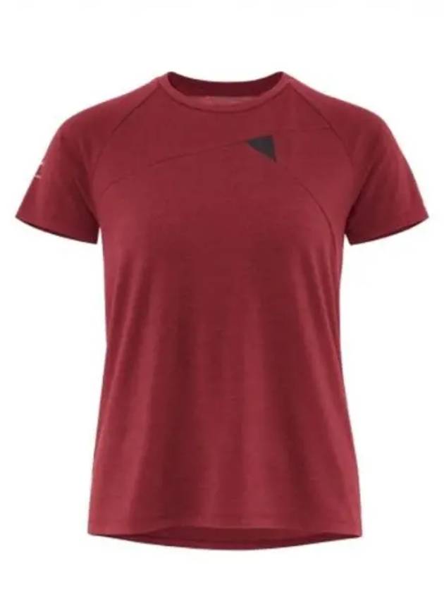 Fafne SS Tee Dark Russet Woman 20635W01 224 - KLATTERMUSEN - BALAAN 2