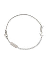 Opyum Charm Bracelet Silver - SAINT LAURENT - BALAAN 1