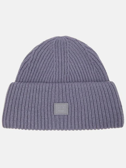 Small Face Logo Beanie Faded Purple - ACNE STUDIOS - BALAAN 2