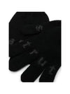 Logo Wool Balaclava Gloves Set Black - SACAI - BALAAN 3