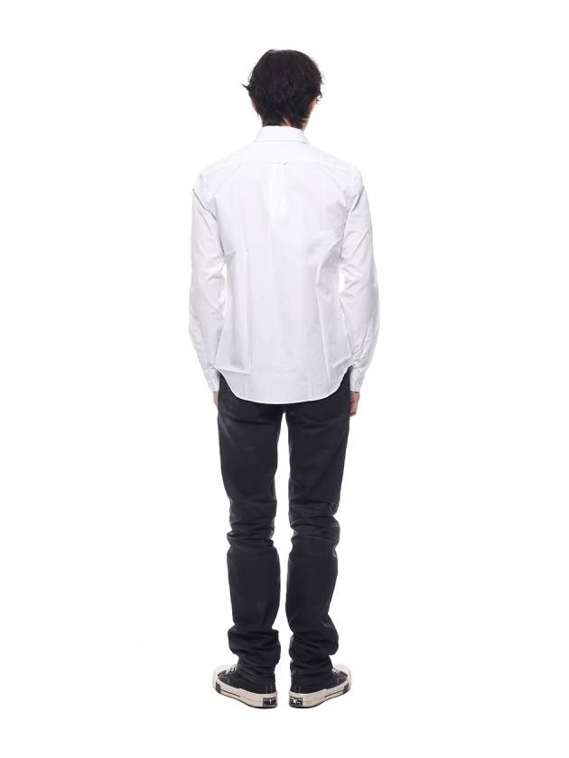 Fox Head Long Sleeve Shirt White - MAISON KITSUNE - BALAAN 6