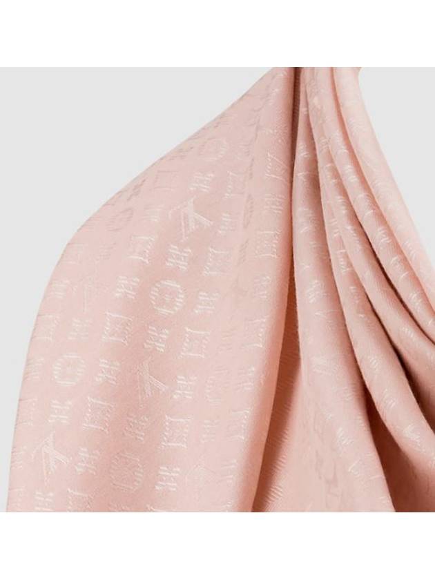 Evermore Monogram Scarf Pink - LOUIS VUITTON - BALAAN 6