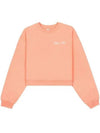 Logo Print Cotton Long Sleeve T-Shirt Peach - SPORTY & RICH - BALAAN 2