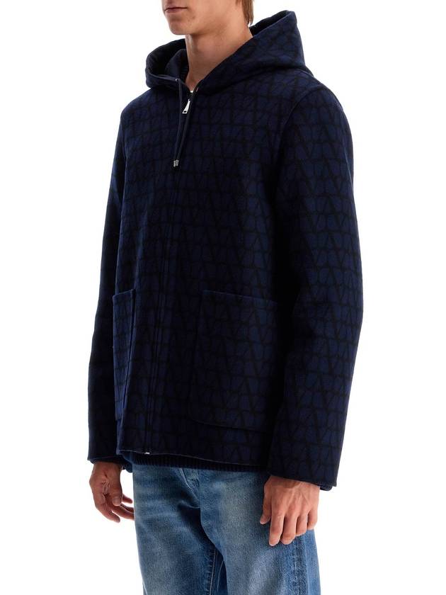 reversible wool caban coat - VALENTINO - BALAAN 4