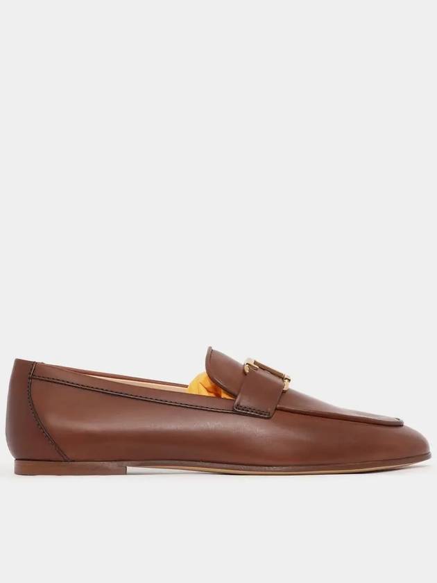 Tods T Timeless Leather Loafers Brown - TOD'S - BALAAN 2