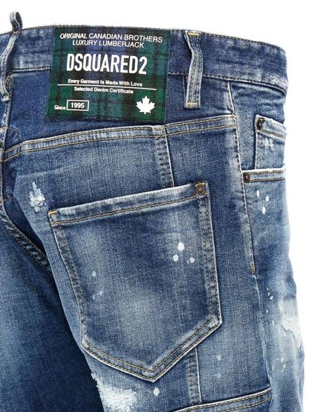 Distressed Skinny Jeans Blue - DSQUARED2 - BALAAN 5