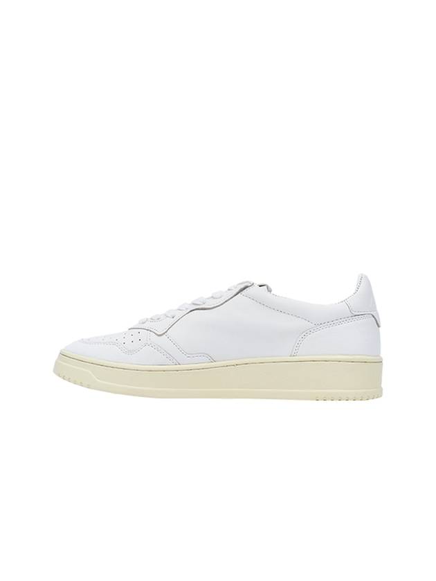 Medalist Goatskin Low Top Sneakers White - AUTRY - BALAAN 3