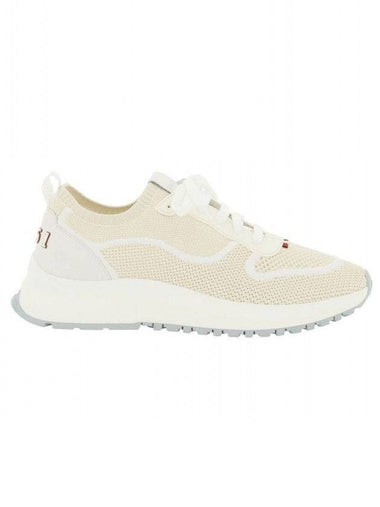 Davyn Low-Top Sneakers Ivory - BALLY - BALAAN 1